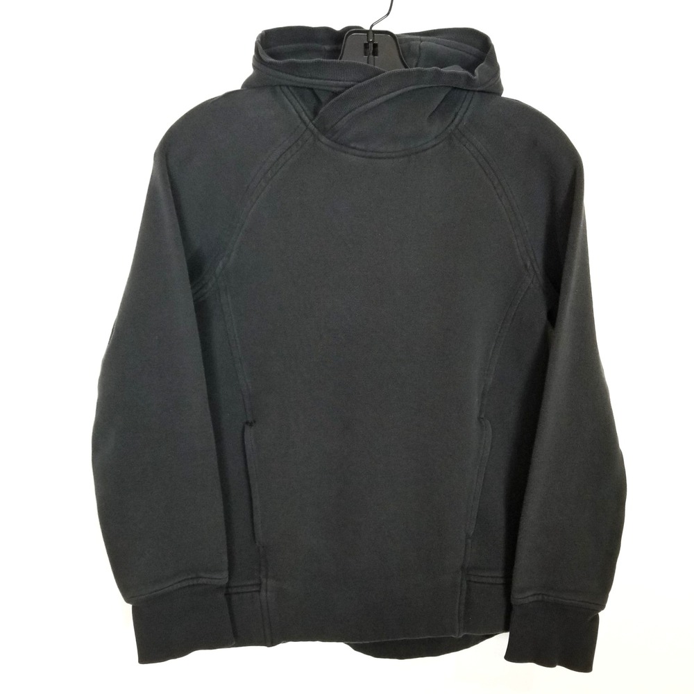 Lululemon At Ease Hoodie Pullover Sweatshirt Men Sz S Heathered Black Casual